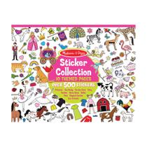 Livro de Adesivos Melissa & Doug - Princesas, Chá e Animais (500+ Adesivos)