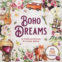 Livro de adesivos PETER PAUPER PRESS Boho Dreams Free-Spirited