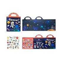 Livro De Adesivos Reutilizáveis Para Crianças, Jogo De Quebra-Cabeça DIY, Brinquedos Clássicos