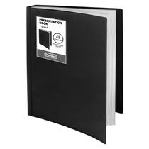 Livro de apresentação Dunwell Binder com 48 bolsos 8,5x11 preto Livro de apresentação Dunwell Binder com 48 bolsos 8,5x11 preto