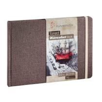 Livro de aquarela Hahnemühle Toned Tan 200gsm A6 Landscape