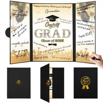 Livro de assinatura de formatura HILAVO Black Gold Class 2025 Livro de assinatura de formatura HILAVO Black Gold Class 2025