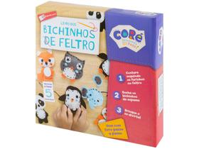 Livro de Atividades Bichinhos de Feltro com Acessórios Livro de Atividades Bichinhos de Feltro com Acessórios