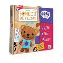 Livro de Atividades Boneco de Feltro com Acessórios Livro de Atividades Boneco de Feltro com Acessórios
