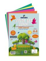 Livro de atividades com color set lummi a4