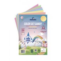 Livro de atividades criativo color set candy 120gs romitec unidade
