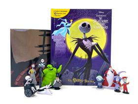 Livro de atividades Disney Nightmare Before Christmas com 10 estatuetas