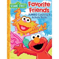 Livro de atividades e colorir Bendon Elmo Sesame Street 64 páginas