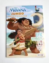 Livro de atividades para colorir UPD Moana 43722 96pg para crianças a partir de 4 anos