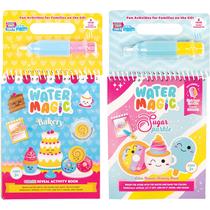 Livro de atividades Scentco Water Magic reutilizável com pincel perfumado