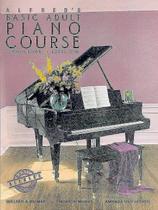 Livro de aula de piano Alfred's Basic Adult Level 1