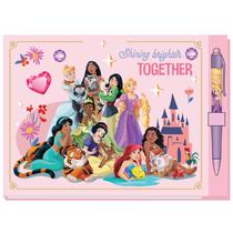Livro de Autógrafos Deluxe Princesas Disney com Caneta Livro de Autógrafos Deluxe Princesas Disney com Caneta
