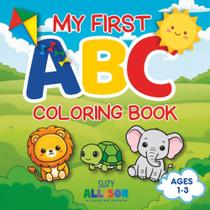 Livro de Colorir ABC, publicação independente, para crianças de 1 a 3 anos