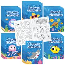 Livro de colorir ANGOLIO Under the Sea 24 unidades de animais oceânicos para crianças