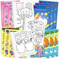 Livro de Colorir ArtCreativity Dental - 20 Pacotes (5x7) para Crianças a partir de 3 Anos