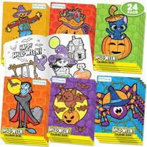 Livro de Colorir ArtCreativity Halloween - Pacote com 24 Desenhos para Crianças