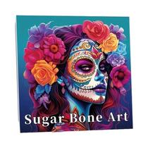 Livro De Colorir Artístico De Ossos De Doces Coloridos Com 22 Páginas Grossas, Presente Para