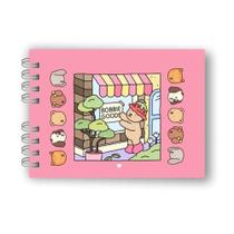 Livro de Colorir Bobbie Goods 50 Folhas Caderno de Desenho Pintura Coloring Book - Cor Rosa