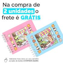 Livro De Colorir Bobbie Goods 55 Páginas Desenhos Diferentes Para Pintar Com Canetinhas Marca Texto - Capa Holográfica F