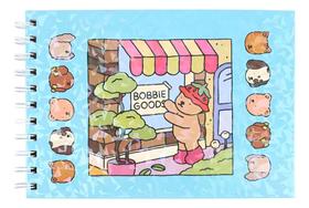Livro De Colorir Bobbie Goods Bob Gods Capa Dura Desenhos Variados Folha Acetato Papel Gramatura