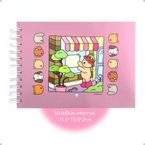 Livro De Colorir Bobbie Goods Capa Dura 50 Paginas Premium Desenhos Variados 180g Folha Grossa