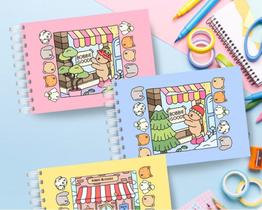 LIVRO DE COLORIR BOBBIE GOODS - Capa Dura, 60 Páginas, 27x19 cm