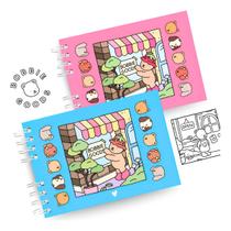 Livro De Colorir Bobbie Goods Capa Dura A5 180g 50 Páginas