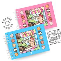 Livro De Colorir Bobbie Goods Capa Dura A5 Desenhos 180g 50 Páginas Livro De Colorir Bobbie Goods Capa Dura A5 Desenhos 180g 50 Páginas