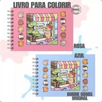 Livro De Colorir Bobbie Goods Comfy Cozy Capa Dura Folha Acetato Papel Gramatura 180g Edição Inédita