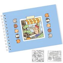 Livro de Colorir Bobbie Goods Edição Azul Capa Dura Brilhante