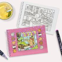 Livro de Colorir Bobbie Goods para Pintar 48 Páginas Capa Dura Desenhos