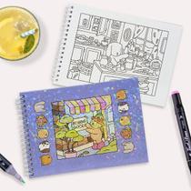Livro de Colorir Bobbie Goods para Pintar 48 Páginas Capa Dura Desenhos