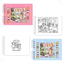 Livro de Colorir Bobbie Goods Personalizado 50 Folha Capa Coloring Book Desenho