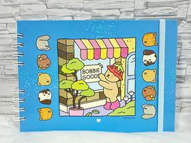 Livro de colorir - bobbie goods / stitch / capivara e labubu - capa dura