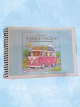 Livro de Colorir Bobi guds Confy 50 Folhas Caderno de Desenho Pintura Coloring Book Ursinho Bobi