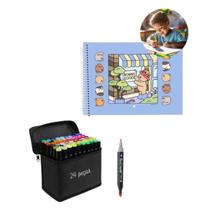 Livro De Colorir Boby Gods Capa Dura Folha A5 Kit 24 Canetinha Holográfica Ponta Dupla Folha De Acetato Livro De Colorir Boby Gods Capa Dura Folha A5 Kit 24 Canetinha Holográfica Ponta Dupla Folha De Acetato