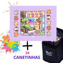 Livro De Colorir Boobie Goods Desenhos Variados Caderno De Desenho Terapia