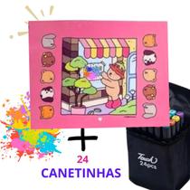 Livro De Colorir Boobie Goods Desenhos Variados Caderno De Desenho Terapia