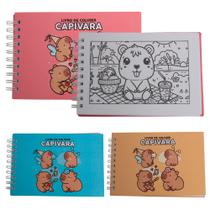 Livro De Colorir Capa Dura Capivara Estilo Boobie Goods Livro De Colorir Capa Dura Capivara Estilo Boobie Goods