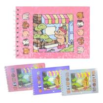 Livro De Colorir Capa Dura Desenhos Variados Folha Acetato Livro De Colorir Capa Dura Desenhos Variados Folha Acetato