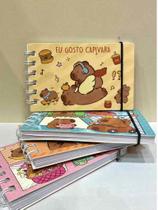 Livro De Colorir Capivaras Capa Dura Caderno Inteligente 50 Páginas De Desenhos