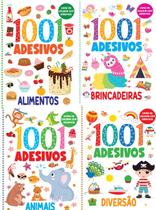 Livro de Colorir com Adesivos - 1001 Adesivos - 4 temas TEMA:Diversao Livro de Colorir com Adesivos - 1001 Adesivos - 4 temas TEMA:Diversao
