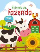 Livro de Colorir com Adesivos - Animais da Fazenda - Pé da Letra