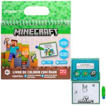 Livro de Colorir com Água Minecraft Oppbag - Leo&Leo Livro de Colorir com Água Minecraft Oppbag - Leo&Leo