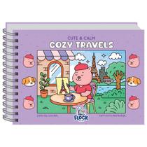 Livro De Colorir: Cute & Calm: Cozy Travels
