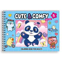Livro de Colorir Cute & Comfy Capa Dura Bob Goods Edição 5