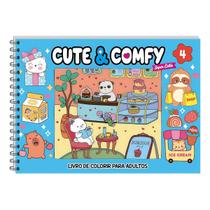 Livro de Colorir Cute & Comfy Super Extra Capa Dura Edição 4 Livro de Colorir Cute & Comfy Super Extra Capa Dura Edição 4