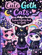 Livro de colorir de gatos góticos fofos, publicação independente Livro de colorir de gatos góticos fofos, publicação independente