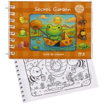Livro De Colorir Friends Together Tema Bichinhos Do Jardim Secreto Capa Dura Espiral 150g Folha Acetato Livro De Colorir Friends Together Tema Bichinhos Do Jardim Secreto Capa Dura Espiral 150g Folha Acetato