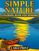 Livro de colorir grande, natureza simples Livro de colorir grande, natureza simples